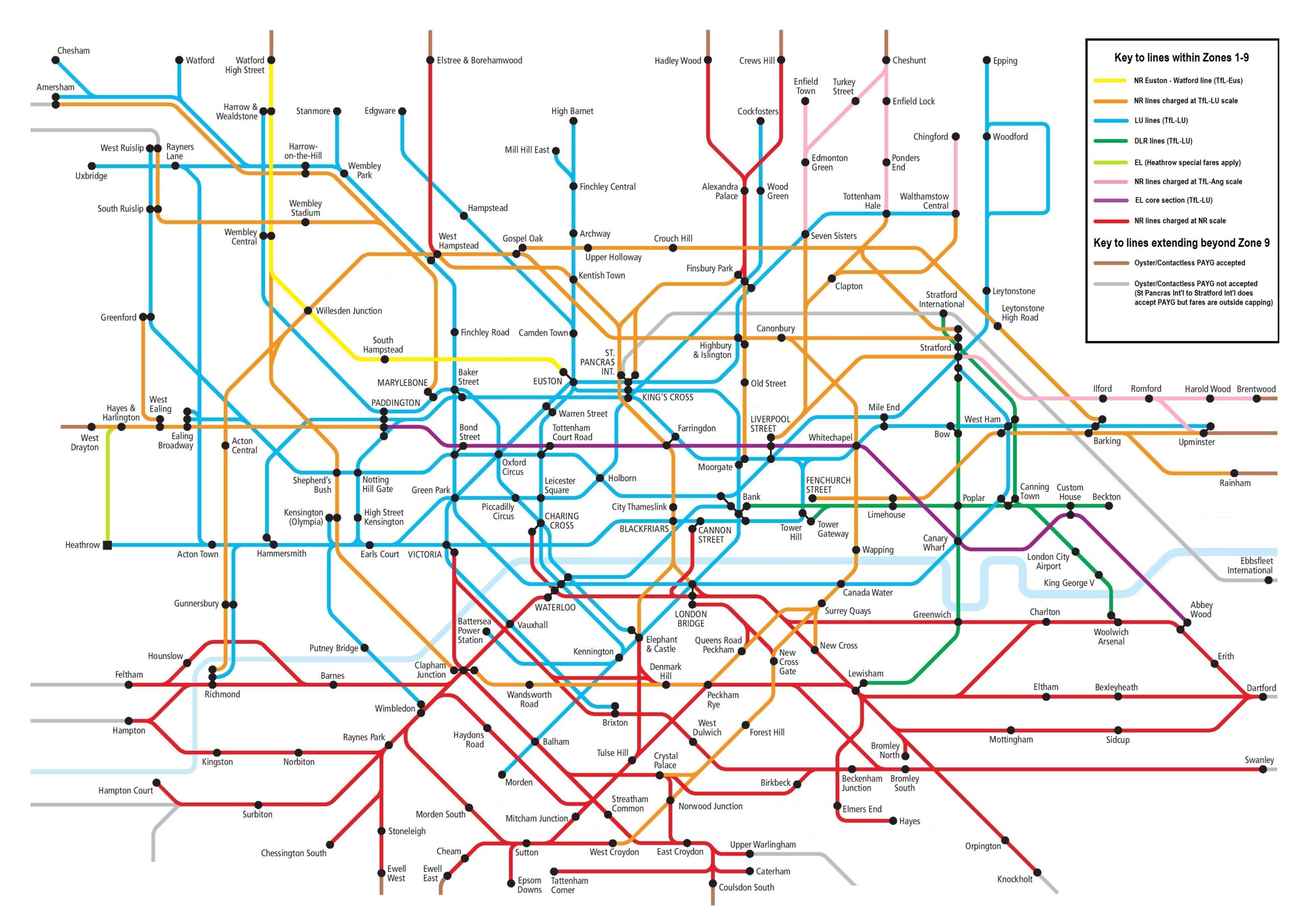 London Metro Fares